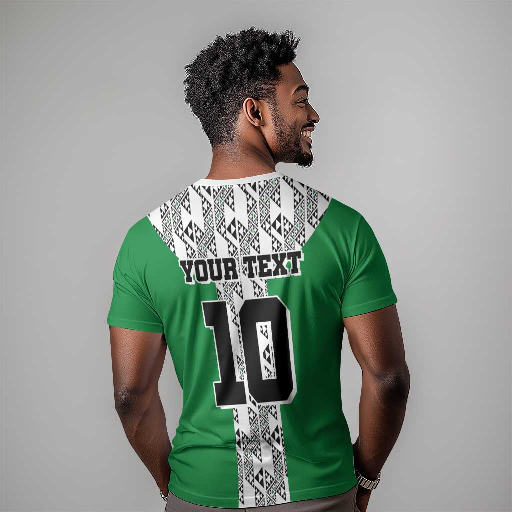 Custom Nigeria National Football T-Shirt Inspired Retro Style Graphic Tee