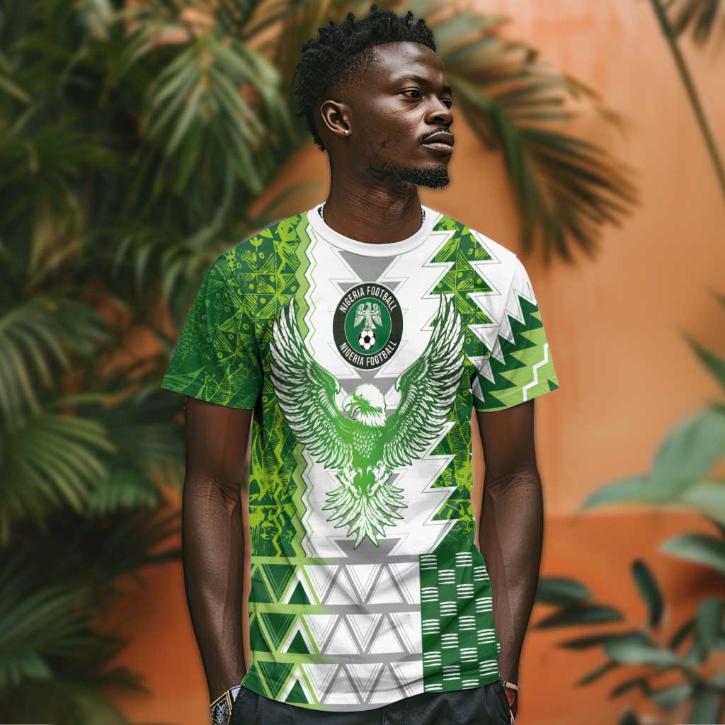 Custom Nigeria National Football T-Shirt Naija Super Eagles Graphic Tee