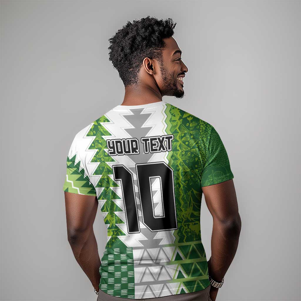 Custom Nigeria National Football T-Shirt Naija Super Eagles Graphic Tee
