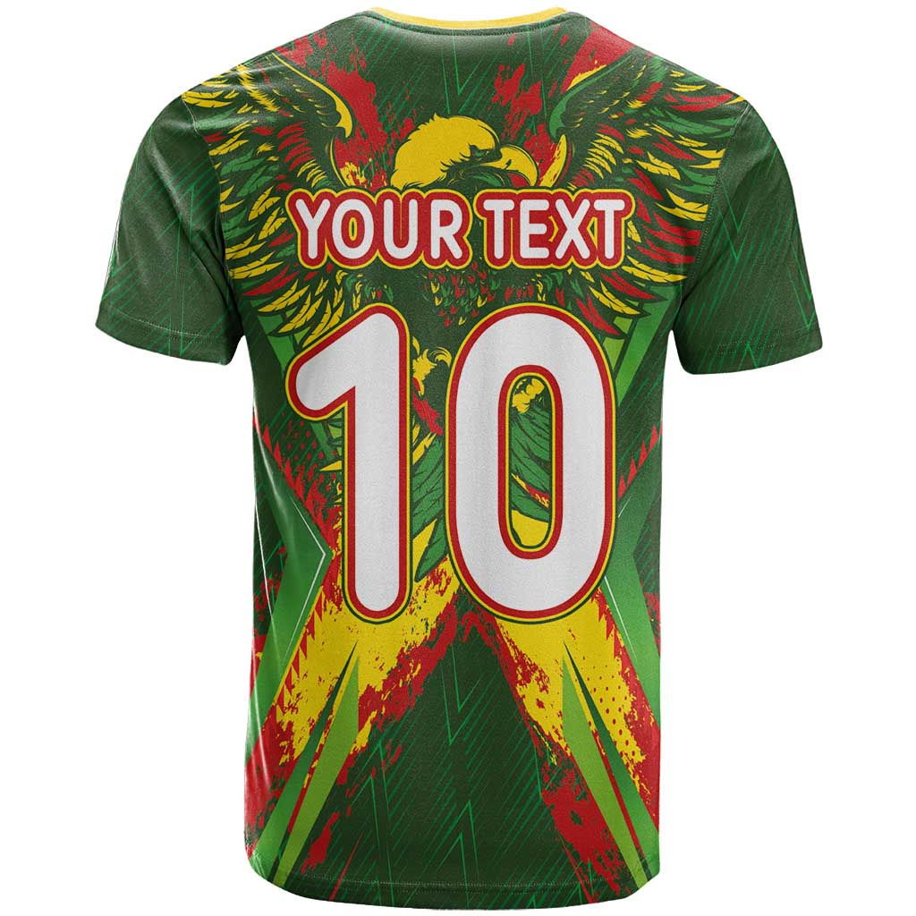 Custom Mali National Football T-Shirt Grunge Les Aigles Sporty Style Graphic Tee