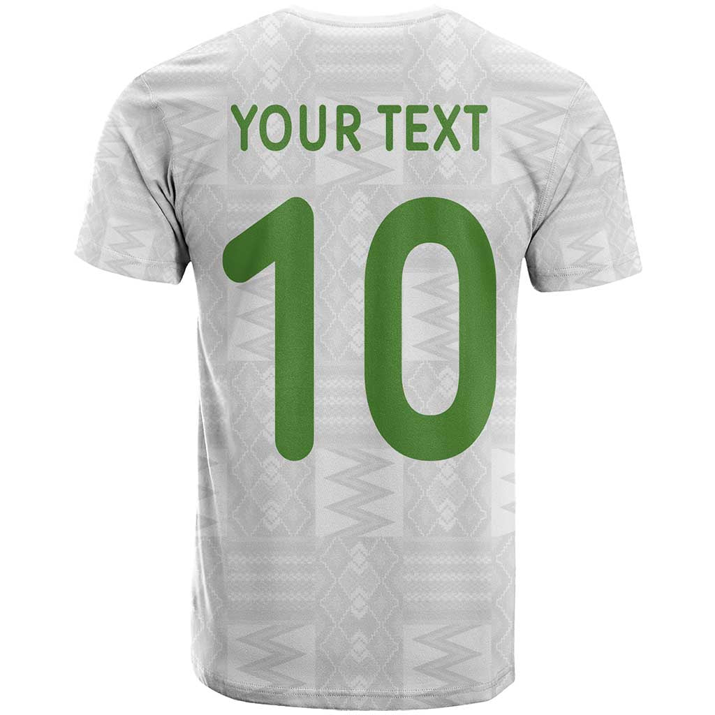 Custom Ghana National Football T-Shirt Traditional African Motifs Sporty Style Graphic Tee
