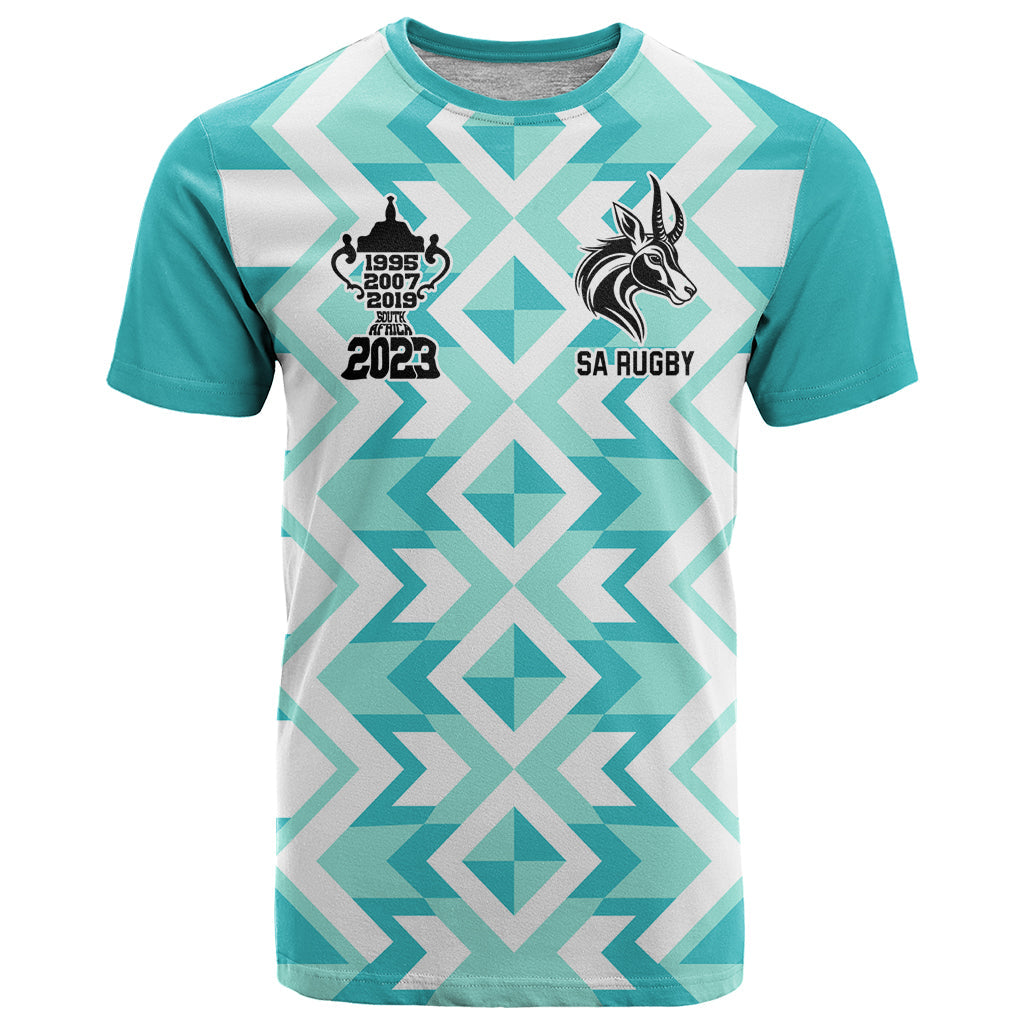 South Africa Rugby T-Shirt Commemorative World Cup Winners Graphic Tee