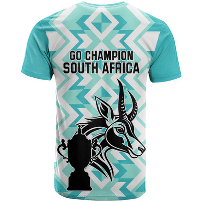 South Africa Rugby T-Shirt Commemorative World Cup Winners Graphic Tee
