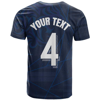 Custom Scotland National Football T-Shirt Tartan Patchwork and Sport Lion Graphic Tee