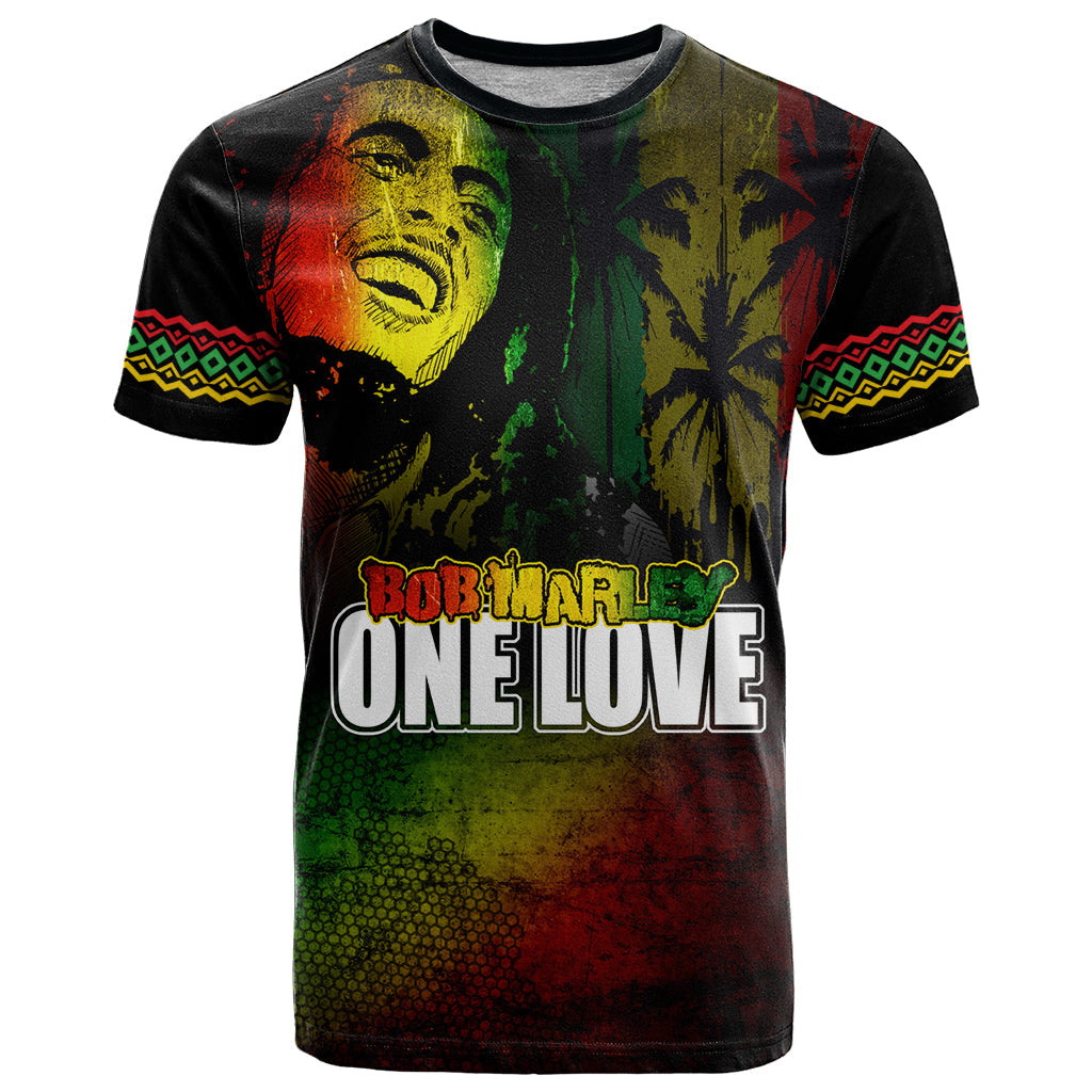 King of Reggae T-Shirt Jamaican Reggae One Love Graphic Tee
