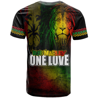 King of Reggae T-Shirt Jamaican Reggae One Love Graphic Tee