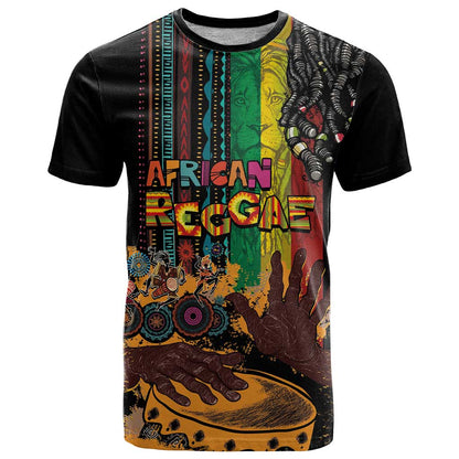Afro-Caribbean T-Shirt African and Reggae Art Music Graphic Tee