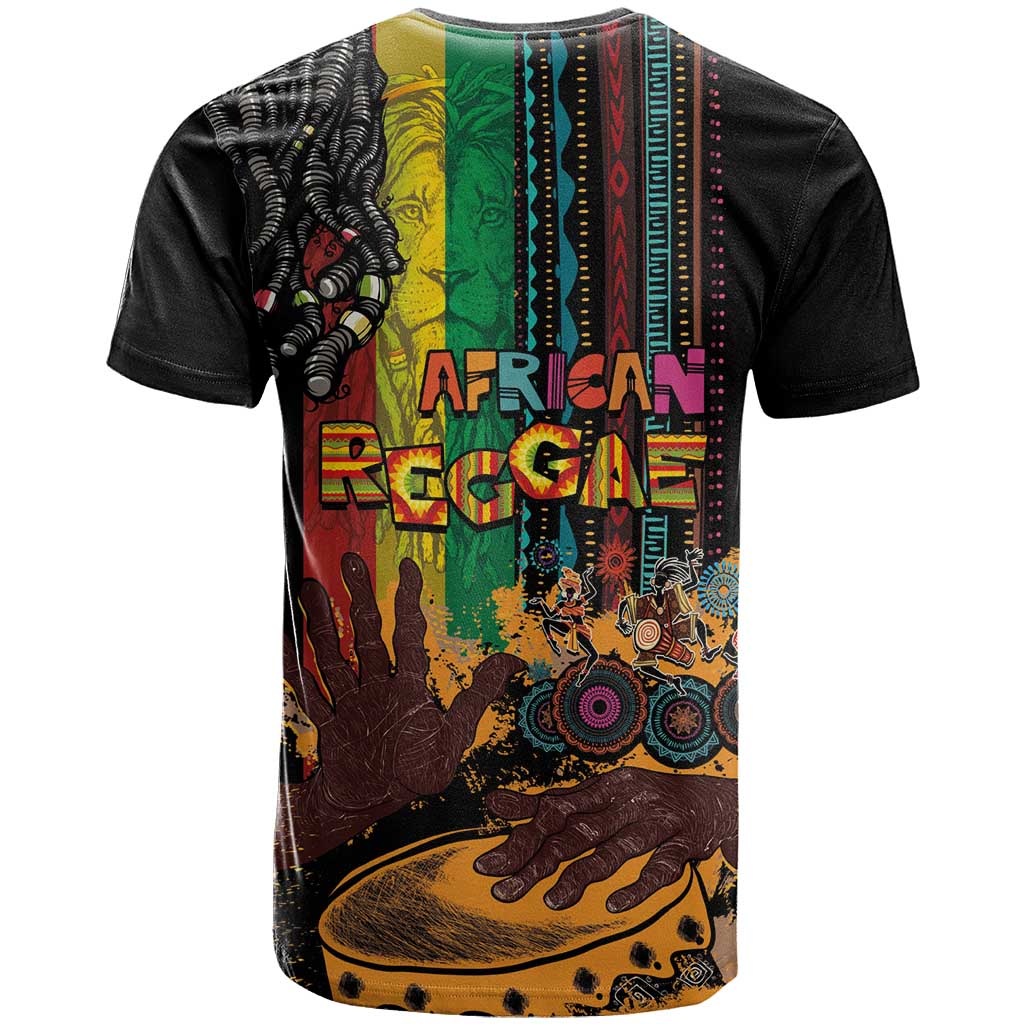 Afro-Caribbean T-Shirt African and Reggae Art Music Graphic Tee