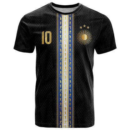 Argentina Football T-Shirt GOAT-Pride of La Albiceleste Graphic Tee