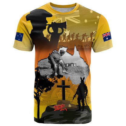 Australia ANZAC Day T-Shirt Gallipoli Lest We Forget Graphic Tee