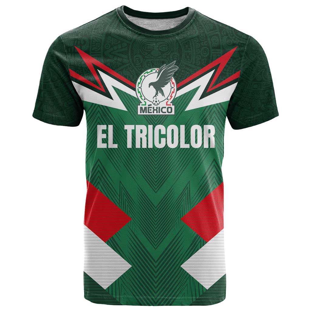 Custom Mexico Football T-Shirt El Tricolor 2024 Graphic Tee