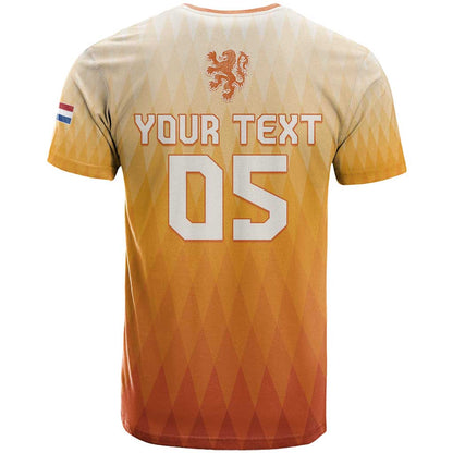 Custom Netherlands 2024 Football T-Shirt Go Champions Oranje Lions Graphic Tee