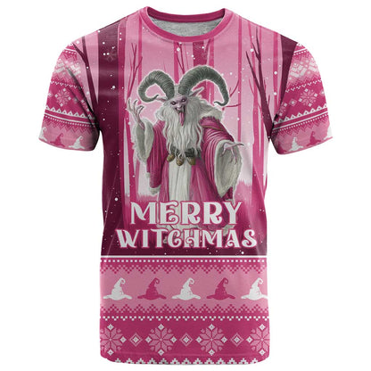 Christmas Naughty Witch T-Shirt Merry Witchmas Graphic Tee