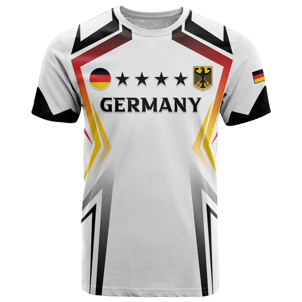 Custom Germany 2024 Football T-Shirt Go Champions Nationalelf White Version Graphic Tee