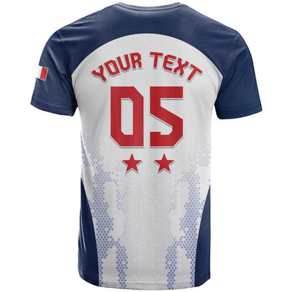 Custom France 2024 Football T-Shirt Go Champions Les Bleus Graphic Tee
