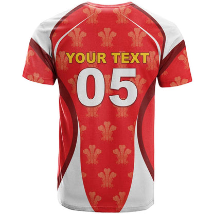Custom Wales Rugby 2026 T-Shirt Unique Style Graphic Tee