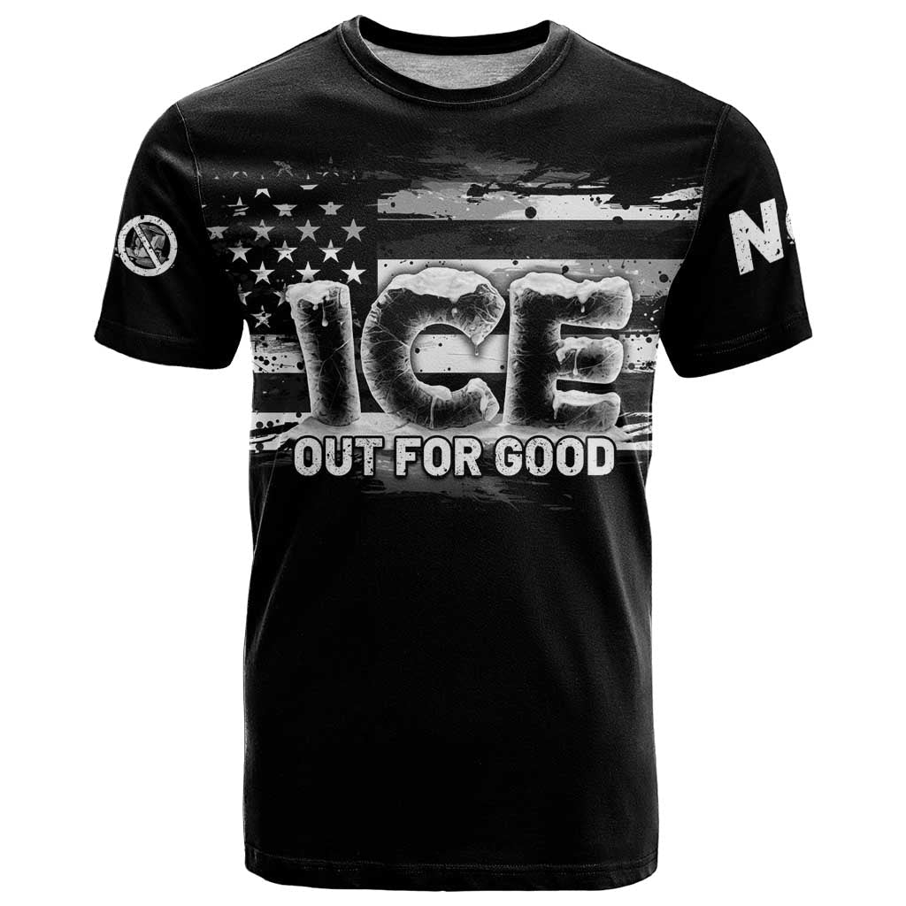 Ice Out For Good T-Shirt No Ice Patriotic Protest Graphic Tee