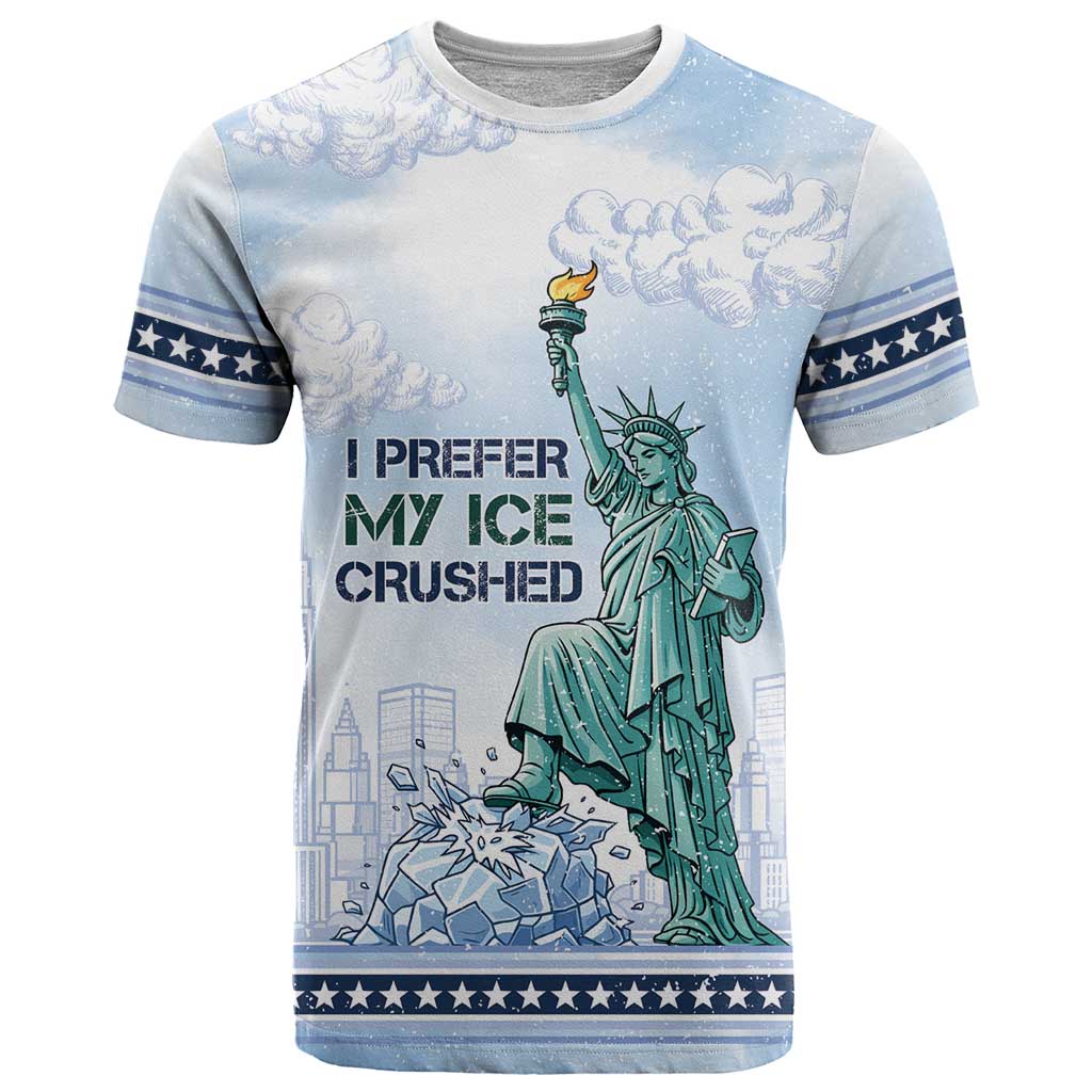 I Prefer My Ice Crushed T-Shirt Retro Style Graphic Tee