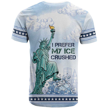 I Prefer My Ice Crushed T-Shirt Retro Style Graphic Tee
