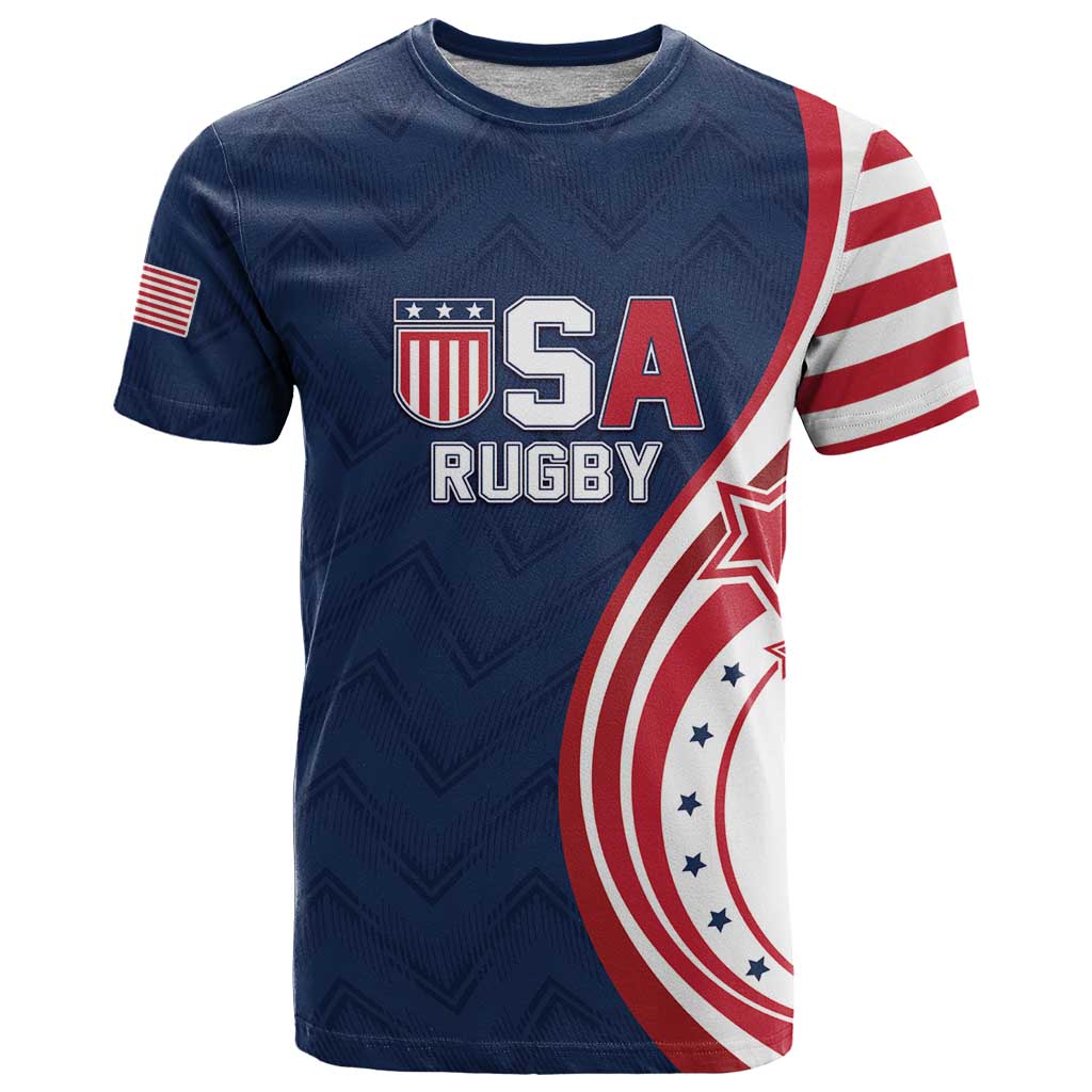 Custom USA Rugby 2026 T-Shirt Sporty Style Graphic Tee