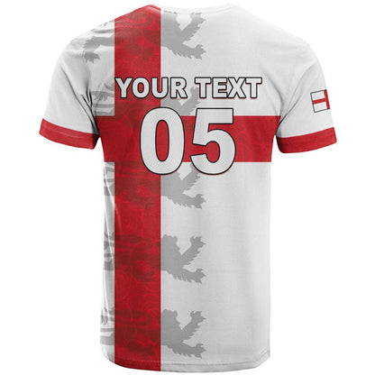 Custom England Rugby T-Shirt Vintage Style Graphic Tee