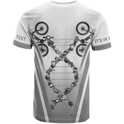 Personalized Cycling T-Shirt Its In My DNA Graphic Tee