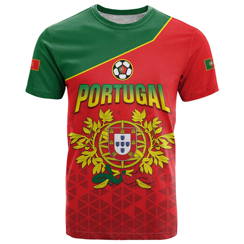 Custom Portugal 2024 Football T-Shirt Go Champions A Selecao das Quinas Graphic Tee