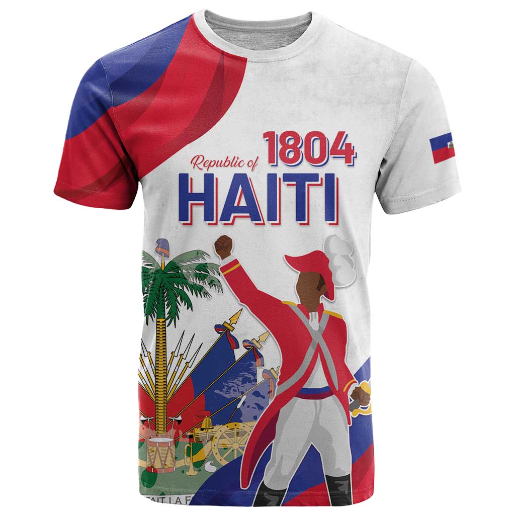 Personalised Haiti 222nd Anniversary Independence Day T-Shirt Graphic Tee