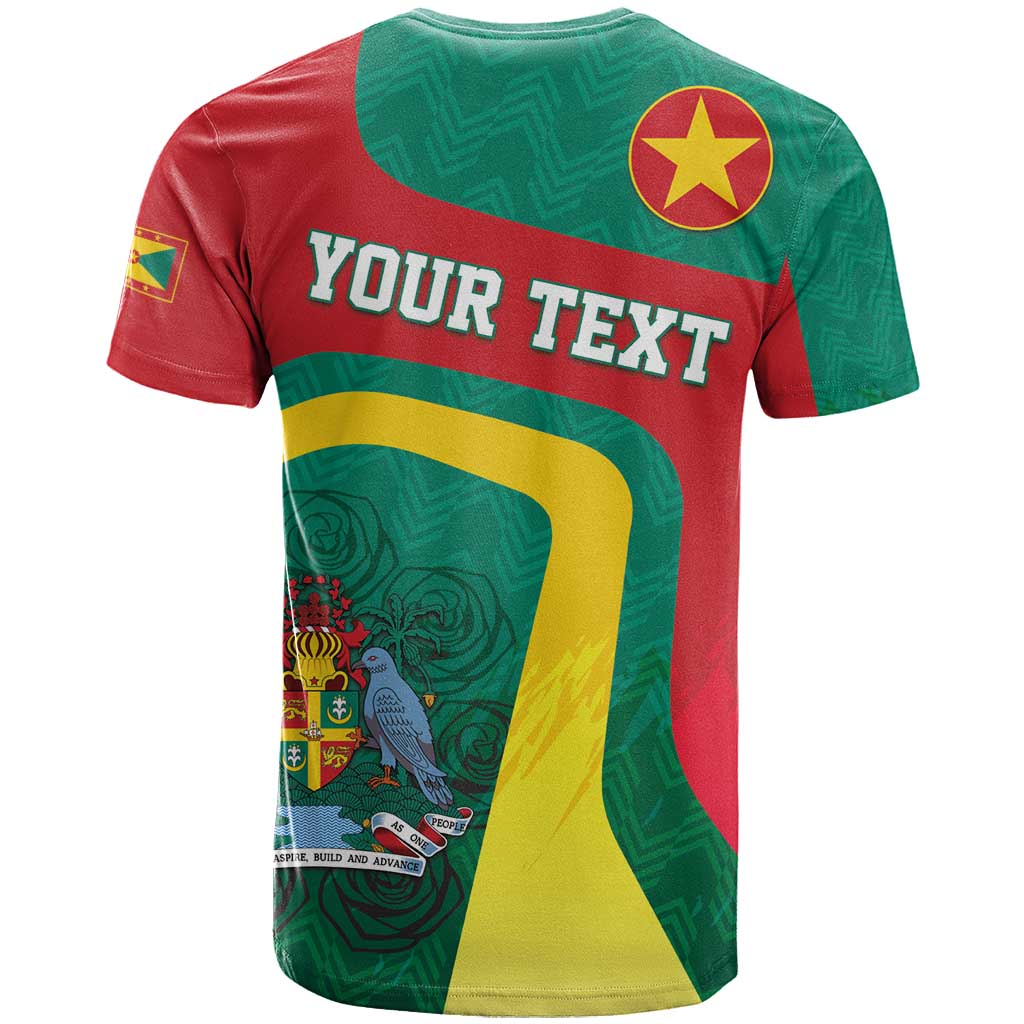 Personalised Grenada T-Shirt Coat Of Arms Unique Style Graphic Tee