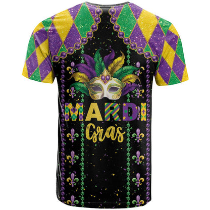 Funny Mardi Gras T-Shirt Let The Shenanigans Begin Graphic Tee