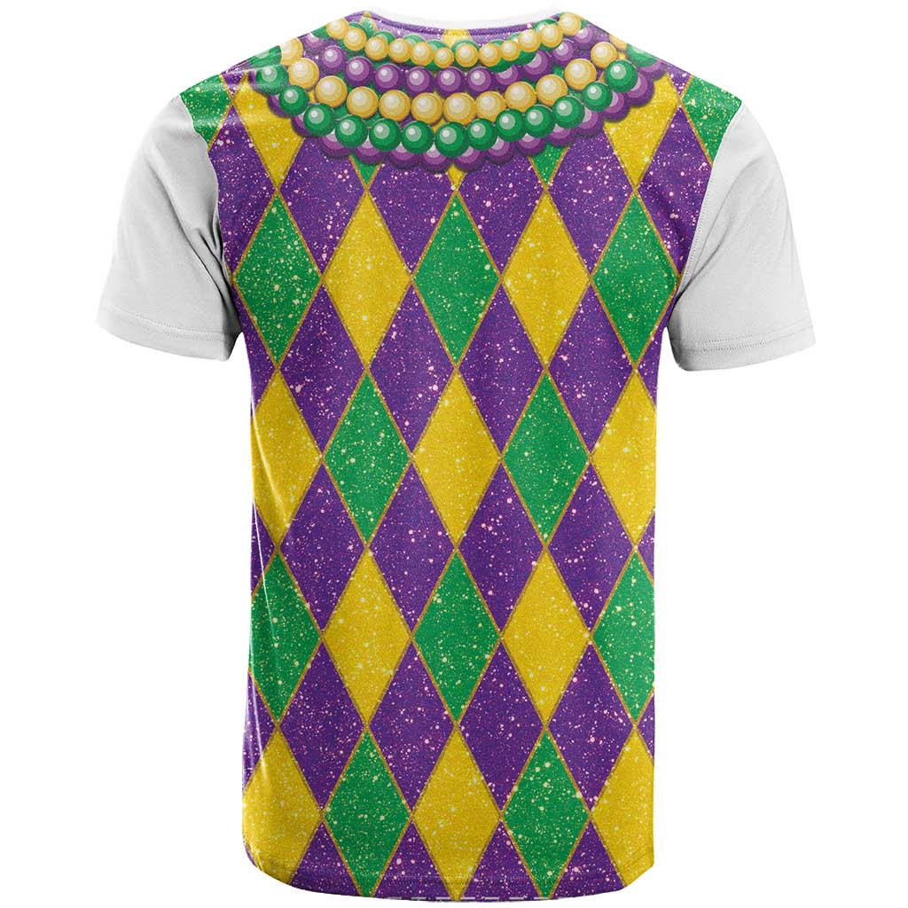 Mardi Gras T-Shirt Cosplay Costume Glitter Style Graphic Tee