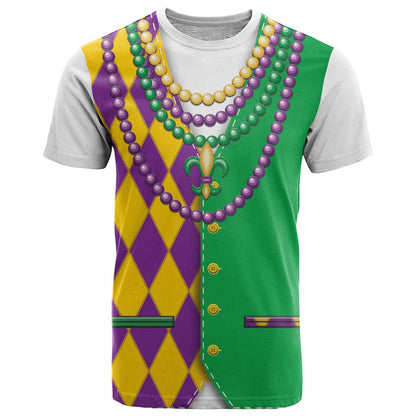 Mardi Gras T-Shirt Cosplay Costume Graphic Tee
