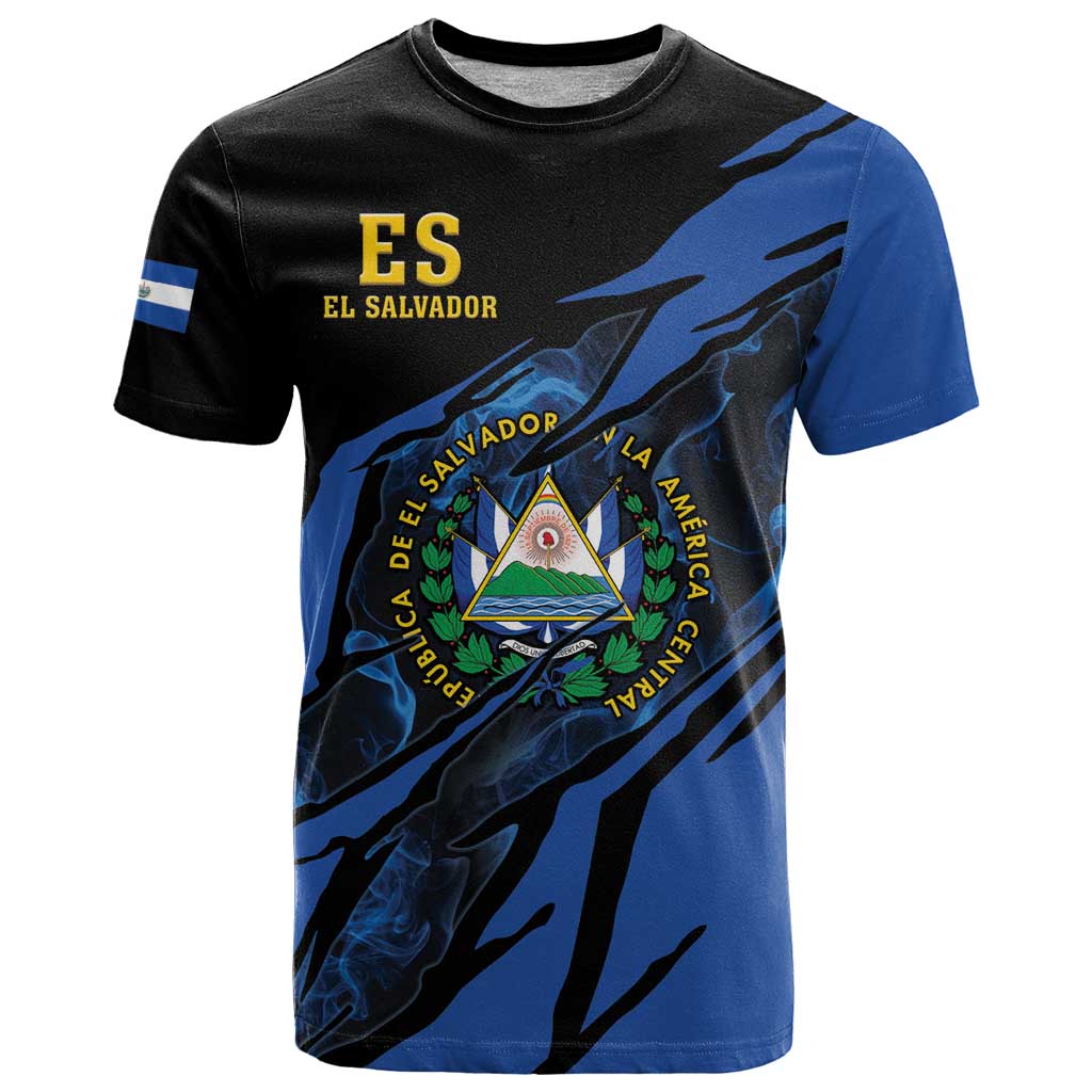 Personalised El Salvador T-Shirt Coat Of Arms Special Style Graphic Tee