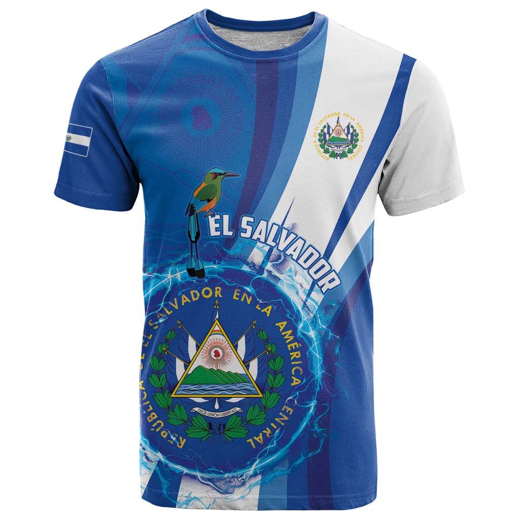 Personalised El Salvador T-Shirt Torogoz Bird Salvadoran Pride Graphic Tee