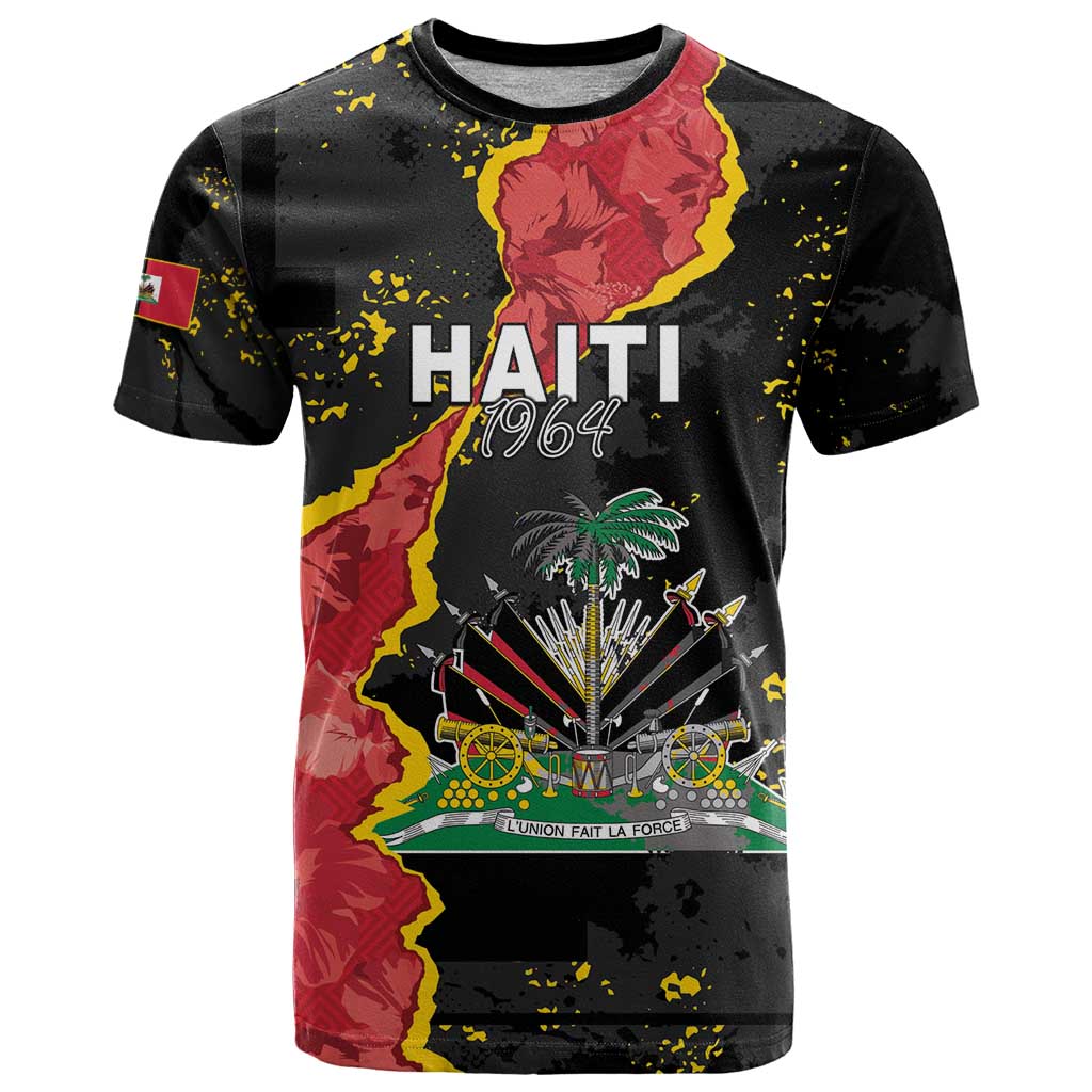 Personalised Haiti 1964 T-Shirt Coat Of Arms Unique Style Graphic Tee