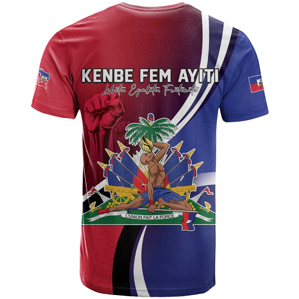 Haiti Strong T-Shirt Kenbe Fem Ayiti Graphic Tee