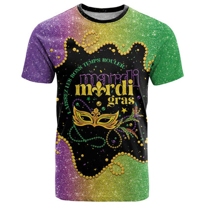 Mardi Gras T-Shirt Laissez Les Bons Temps Rouler Graphic Tee
