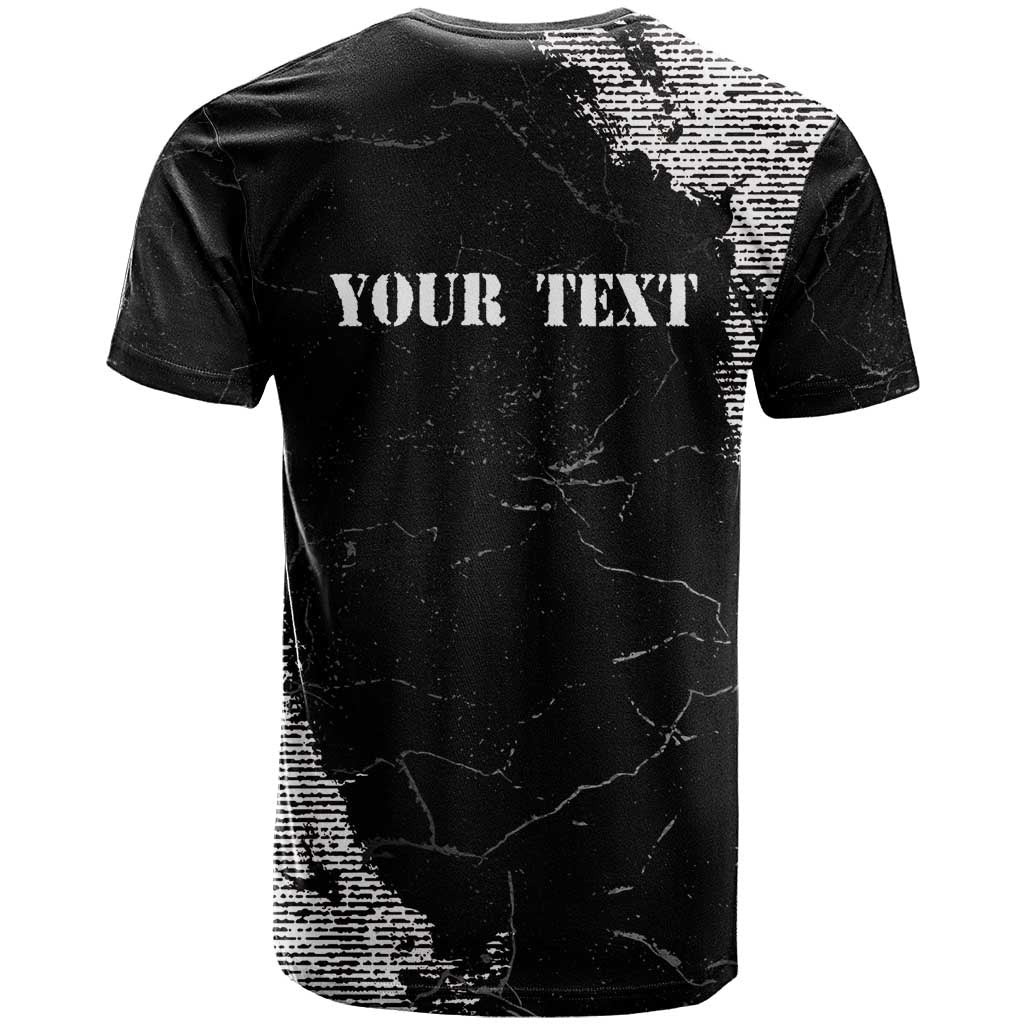 Personalized Philippines And USA T-Shirt Grunge Style Graphic Tee