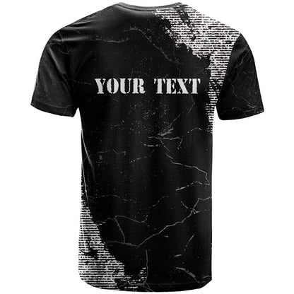 Personalized Philippines And USA T-Shirt Grunge Style Graphic Tee