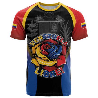 Venezuela Libre T-Shirt Freedom And National Pride Graphic Tee