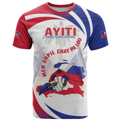 Haiti T-Shirt Men Anpil Chay Pa Lou Graphic Tee