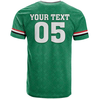 Custom Iraq Football T-Shirt Go Champions Graphic Tee
