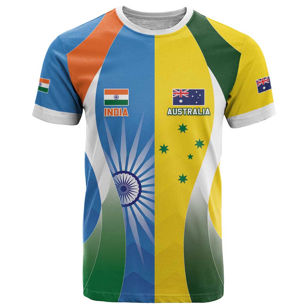 Custom India Vs Australia Cricket T-Shirt Final Matchup Graphic Tee