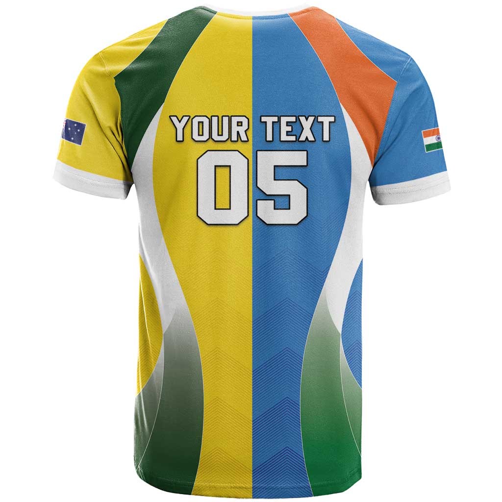 Custom India Vs Australia Cricket T-Shirt Final Matchup Graphic Tee