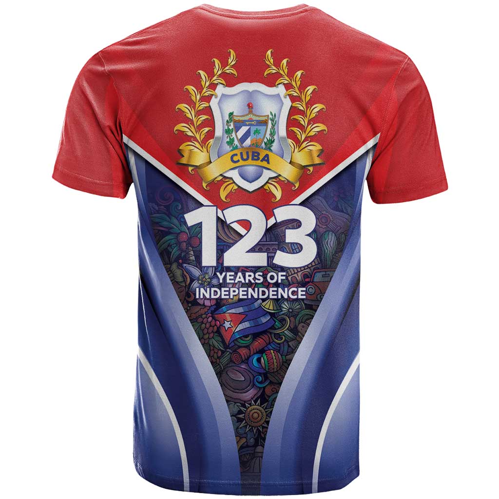 Cuba T-Shirt 123 Years Of Independence Graphic Tee