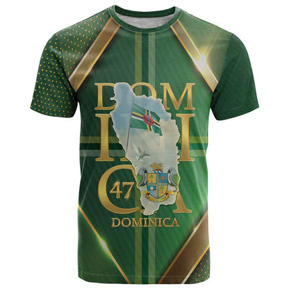 Dominica Independence Day T-Shirt 47 Years Of Freedom Graphic Tee