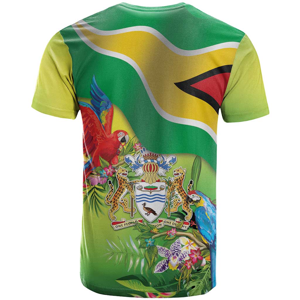 Guyana Republic Day T-Shirt Happy Mashramani Flag Style Graphic Tee