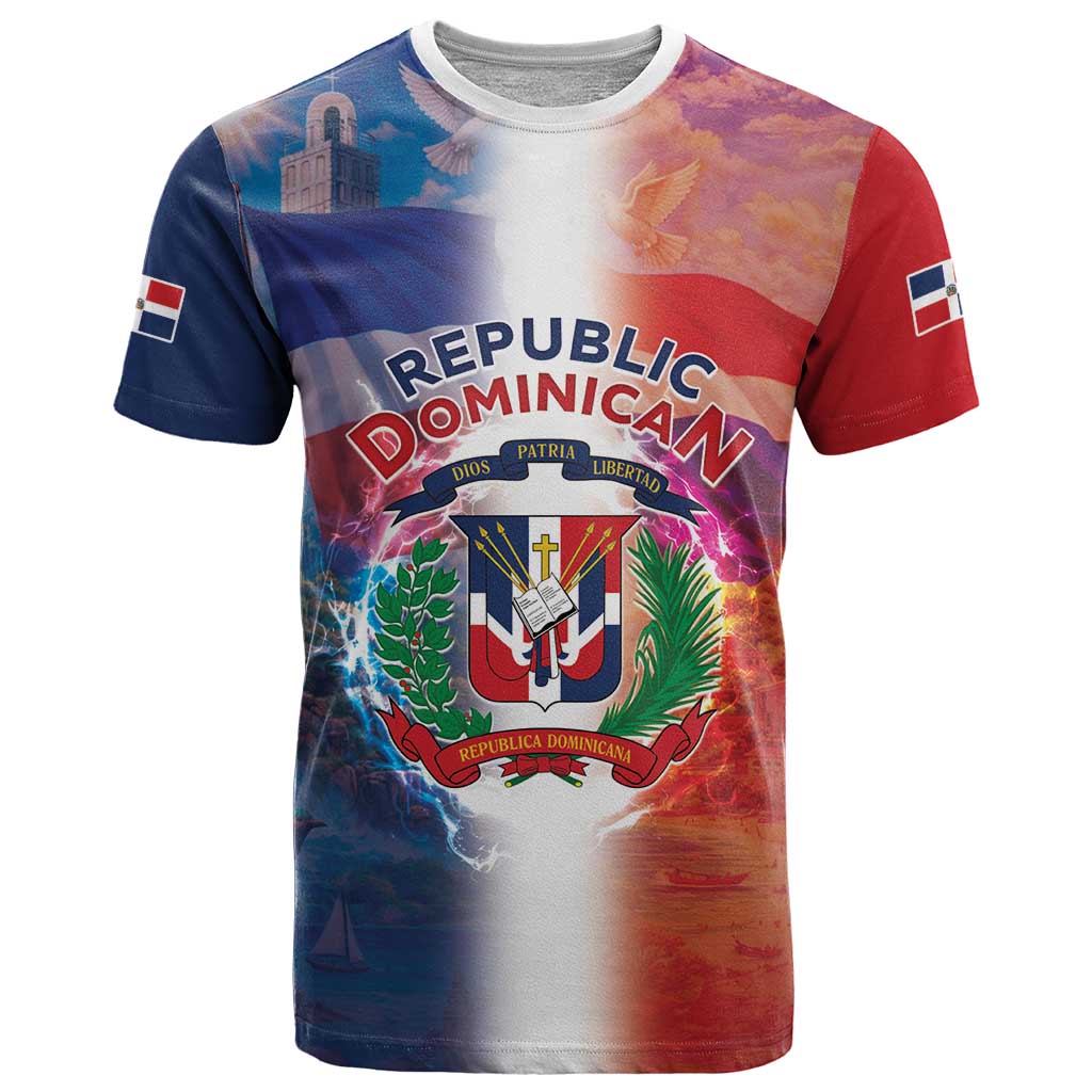 Dominican Republic T-Shirt Happy Independence Day Graphic Tee