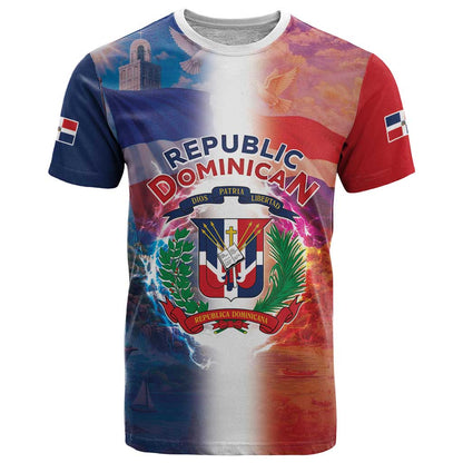 Dominican Republic T-Shirt Happy Independence Day Graphic Tee
