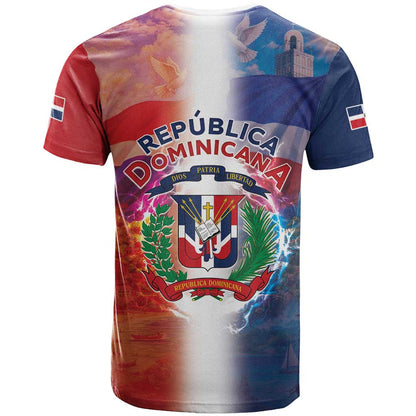 Dominican Republic T-Shirt Happy Independence Day Graphic Tee